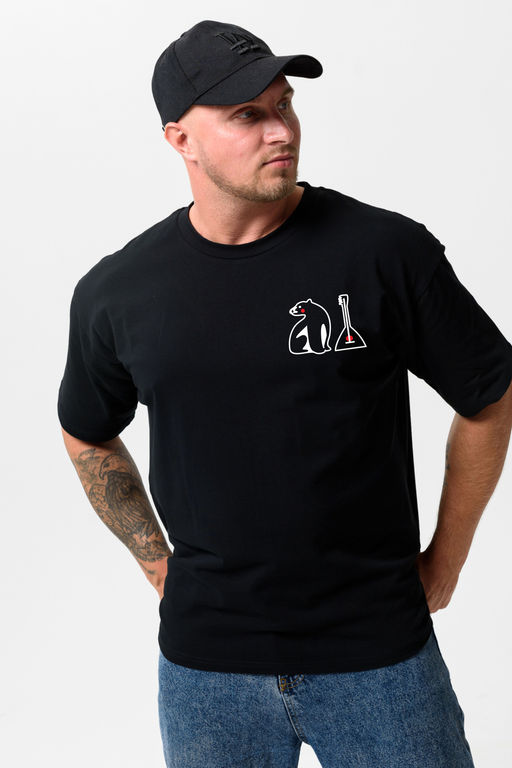 Футболка Berchelli 8579 оверсайз мужская  фото 53