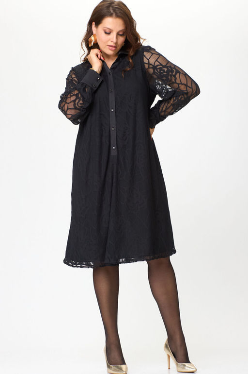 Платье SOVA 11216S-Р темно-синий - Mira fashion фото 358