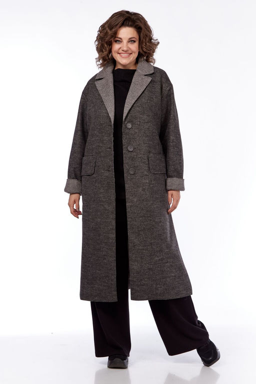 Пальто Diamant 2008 серый фото 3