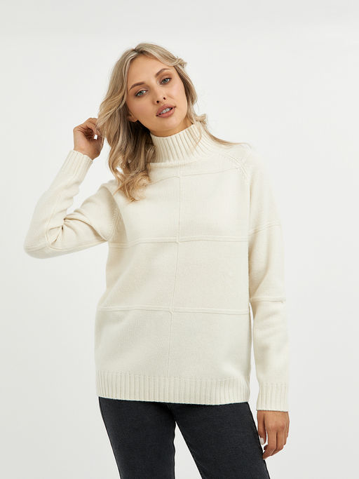 водолазка женская из шерсти в воротником стойка - Glenfield фото 8