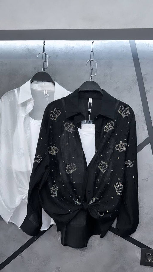 Шикарные и такие нежные рубашки с камешками - Ksa фото 5