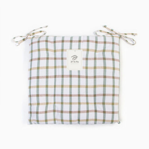 Сидушка Этель Harmony 42х42 см, 100% хл, рогожка 186 г/м2  фото 4