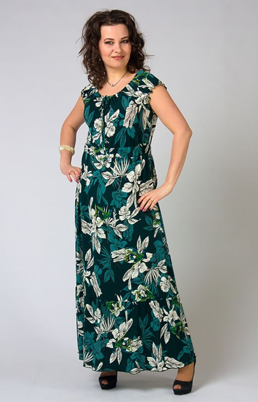 вискозное  платье-сарафан - Ckc collections фото 2