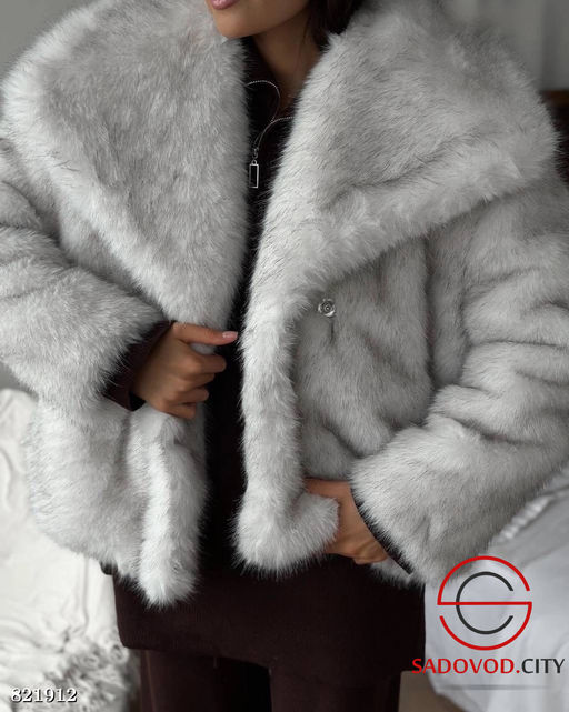 Шуба женская из искусственного меха