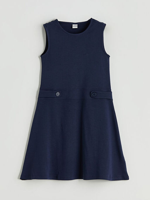 Bisiklet Yaka K?z ?ocuk Elbise