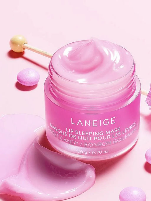 Маска для губ ночная восстанавливающая и питательная LANEIGE Lip Sleeping Mask Sweet Candy, 3g  фото 3