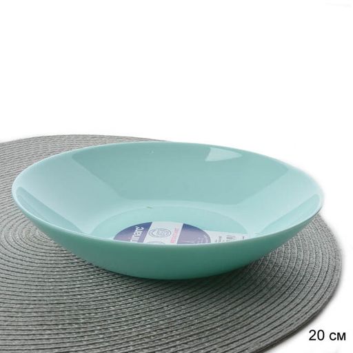 Тарелка суповая ДИВАЛИ ЛАЙТ ТЮРКУАЗ 20см - Luminarc фото 3