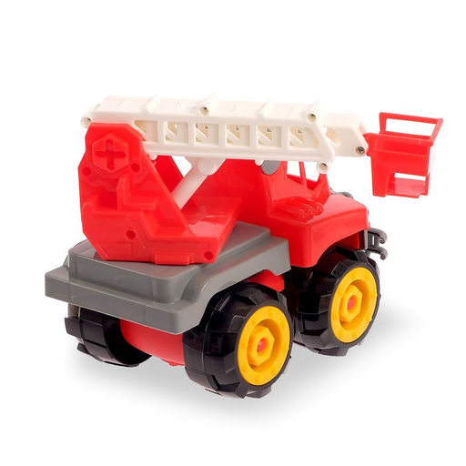 Конструктор винтовой Пожарная машина, 18 деталей, с электрическим шуруповёртом - Simaland фото 3