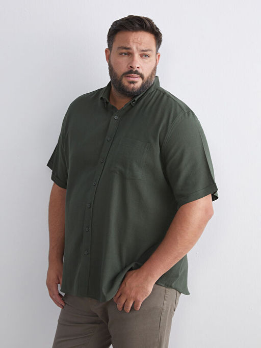 Regular Fit K?sa Kollu Arm?rl? Erkek G?mlek