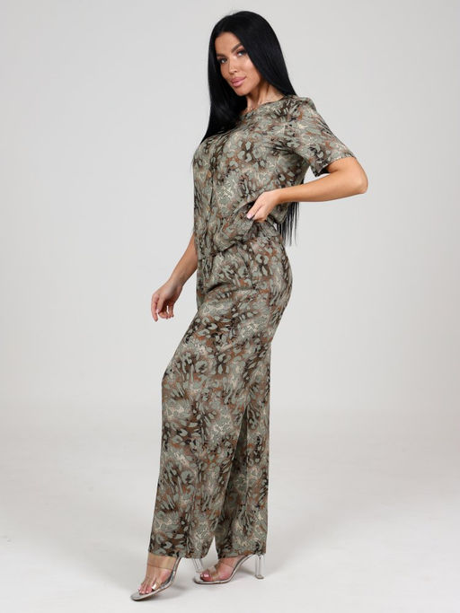 457 Домашний костюм (брюки) (Хаки) - А-дина фото 4