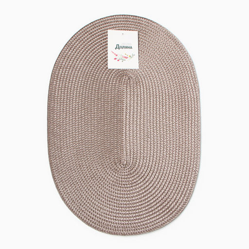 Салфетка сервировочная Доляна Овал, цв.капучино, 45*30 см  фото 3