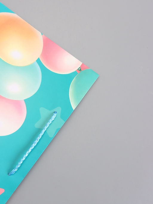 Пакет подарочный ламинированный «День Рождения», 26×12×32 см