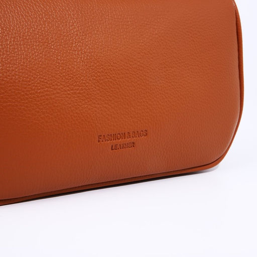 Сумка кросс-боди на молнии, цвет рыжий - Simaland фото 4