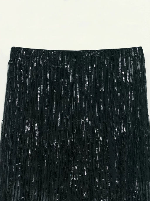 Прямые брюки с пайетками / Zarina