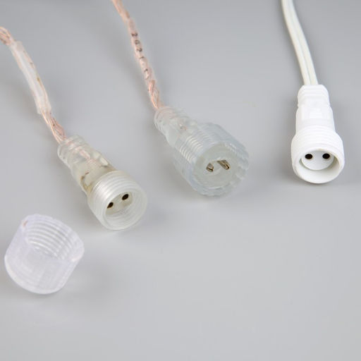 Гирлянда Нить 10 м роса, IP44, медная нить, 100 LED, свечение синее, мерцание, 220 В - Luazon lighting фото 3