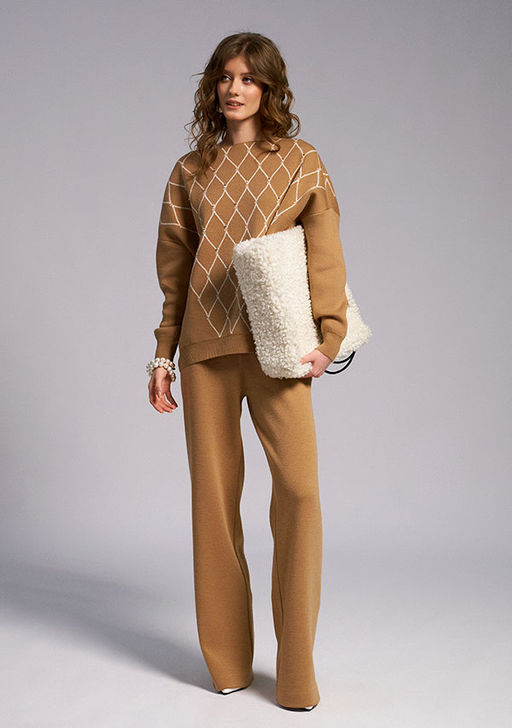 WW-2549 Брюки женские трикотажные стальной. НА ФОТО ДРУГОЙ ЦВЕТ!