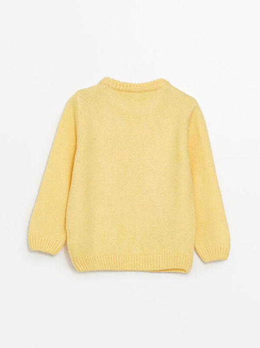 Bisiklet Yaka Basic Uzun Kollu K?z ?ocuk Triko Kazak - Waikiki фото 2