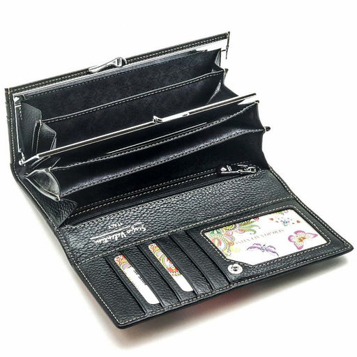 Большой женский кожаный кошелек Sergio Valentini СВ 8075-035  фото 2