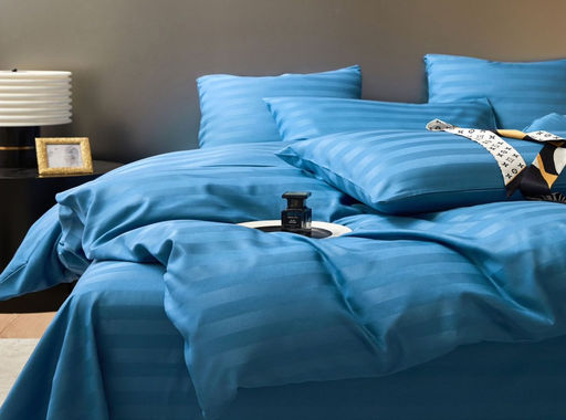 КПБ Mency Страйп-Сатин на резинке по кругу MENSSR17 Семейный