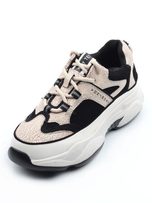 05-FDSJ01-1P BLACK Кроссовки женские (натуральная кожа, текстиль) - Фабричный китай фото 6