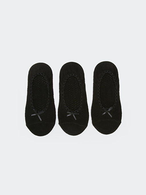 Fiyonk Detayl? Kad?n Babet ?orap 3l?