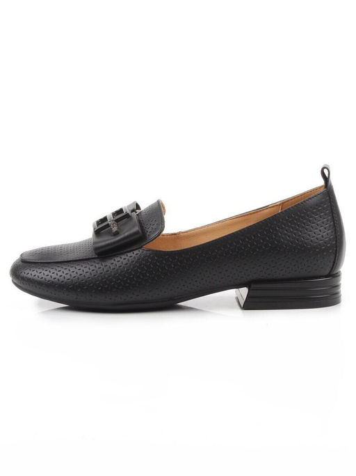 06-M47-57 BLACK Туфли женские (натуральная кожа)