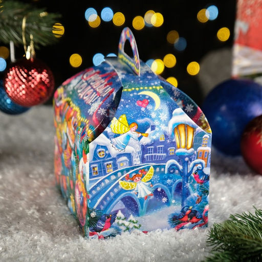 Цена за 10 шт. Подарочная коробка Зимняя Фантазия, 18,5 x 12,5 x 19 см - Simaland фото 4