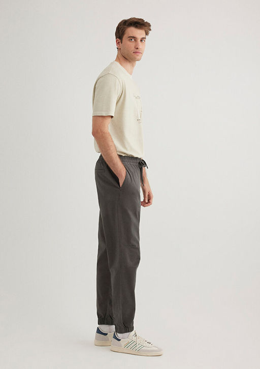 Gri Jogger Pantolon - Mavi фото 2