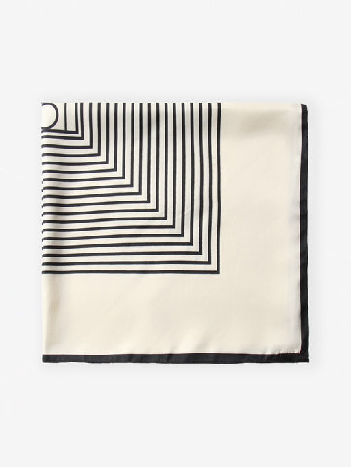 Платок женский MINAKU «Диагональ», молочный, размер 70×70 см