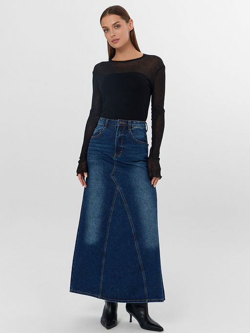 Юбка женская джинсовая - Mark formelle фото 3