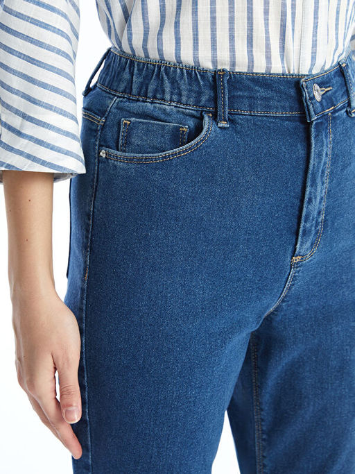 Straight Fit Kad?n Jean Pantolon