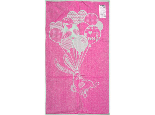 6с103.412ж1 На воздушном шаре (розовый10) Полотенце махровое 50х90см