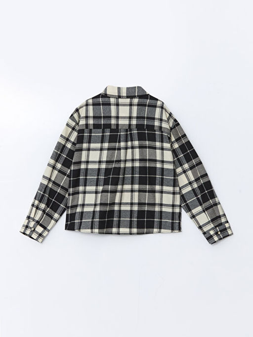 Ekose K?z ?ocuk G?mlek Ceket