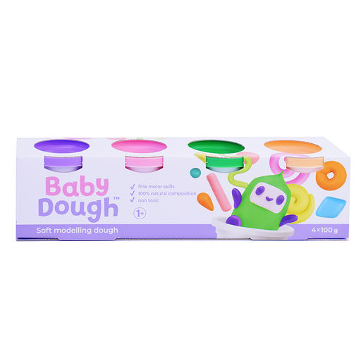 Тесто для лепки, 4 цвета №3