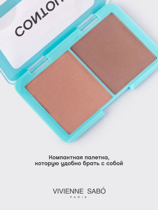 Vivienne Sabo Палетка для контуринга лица Naturel тон 04  фото 3