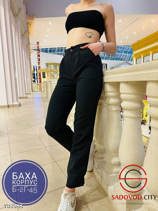 Женские летние брюки зауженные - Bruno фото 5