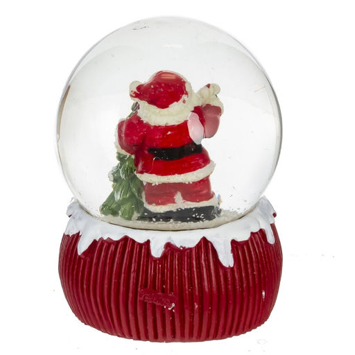 Фигурка декор в стекл шаре "Мишка/Снеговик/Дед Мороз/Олень", D 6.5 см, L6,5 W6,5 H9 см, 4в.