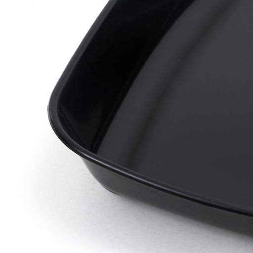 Туалет округлый без сетки 33,5 х 25 х 6 см, чёрный - Simaland фото 4