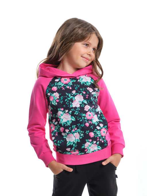 Толстовка для девочки UD 2309 розовый - Mini maxi фото 4