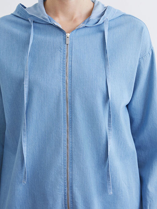 Kap??onlu Kad?n Jean Tunik