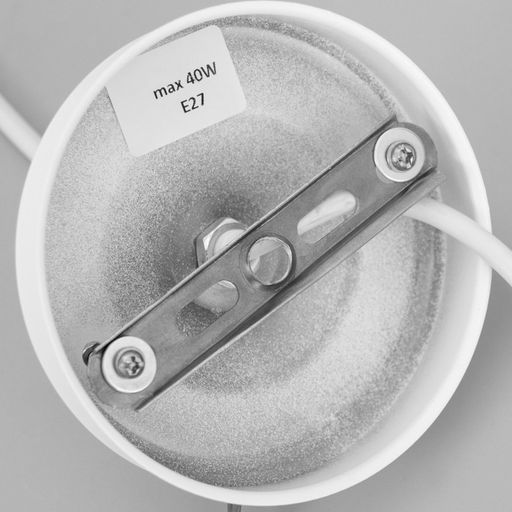 Светильник подвесной BayerLux «Оскол», ледяной белый, 1×40 Вт E27