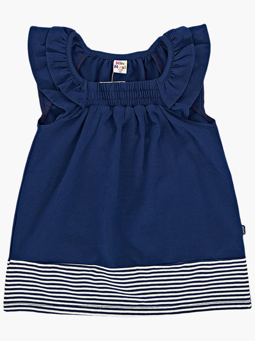 Футболка для девочки UD 1537 синий - Mini maxi фото 2