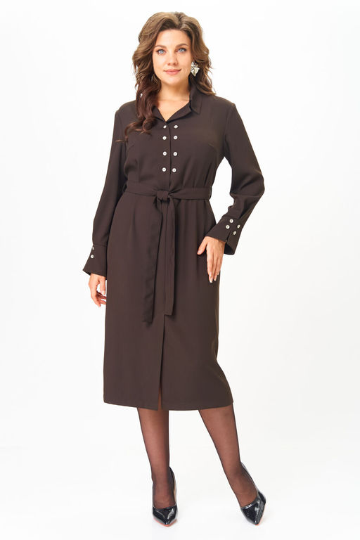 Платье Anastasia Mak 1296 коричневый