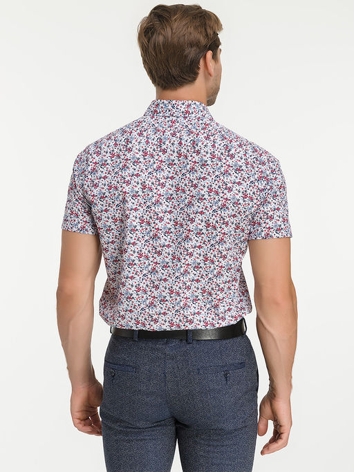 Сорочка мужская короткий рукав GREG 123/201/22495/ZS/C/1  фото 7