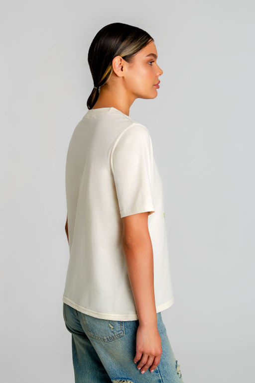 Арт. 31165 Футболка женская  44-52 (5 шт) Цвет:светло-молочныйй