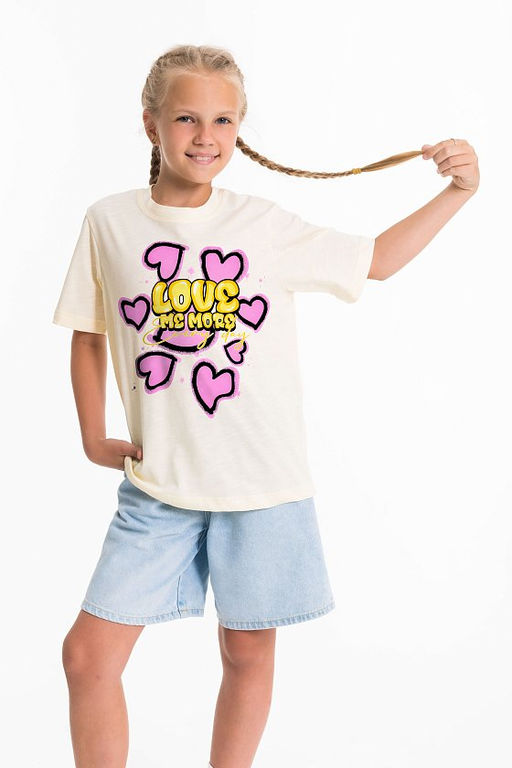 Футболка М225088Па экрю