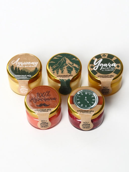 Подарочный набор Настоящему мужчине: крем-мёд, чай - Фабрика счастья фото 5