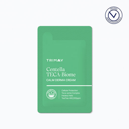 5ШТ*1МЛ! ПРОБНИК TRIMAY Centella Teca-Biome Calm Derma Cream(1 мл) зеленый  фото 2