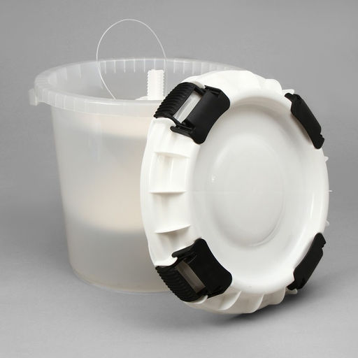 Бочка пищевая «Для солений», 20 л, пластиковая, с герметичной крышкой, с гнётом