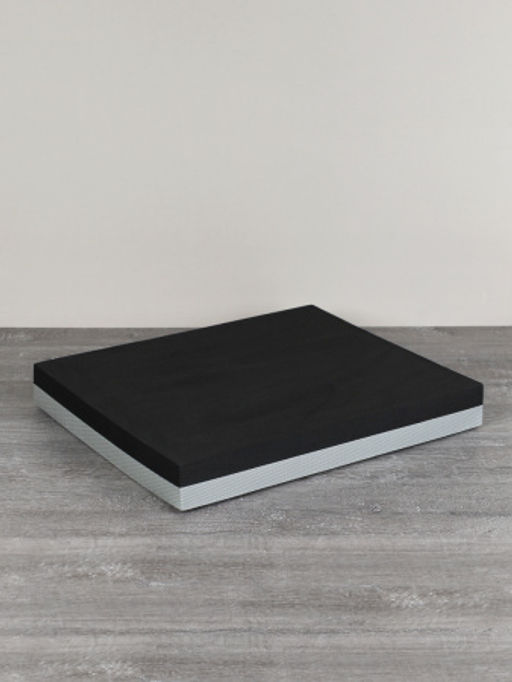 Мат балансировочный для фитнеса и йоги 40х33х5cm/ черно-серый/ уп20 - ГалеонТрейд фото 4